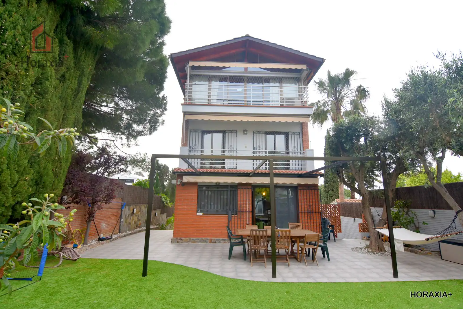 Garten von Haus oder Chalet zur Miete in Castelldefels mit Klimaanlage, Heizung und Privatgarten