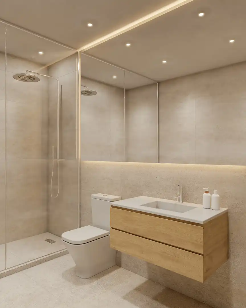Baño de Piso en venta en Torremolinos con Terraza, Piscina y Piscina comunitaria
