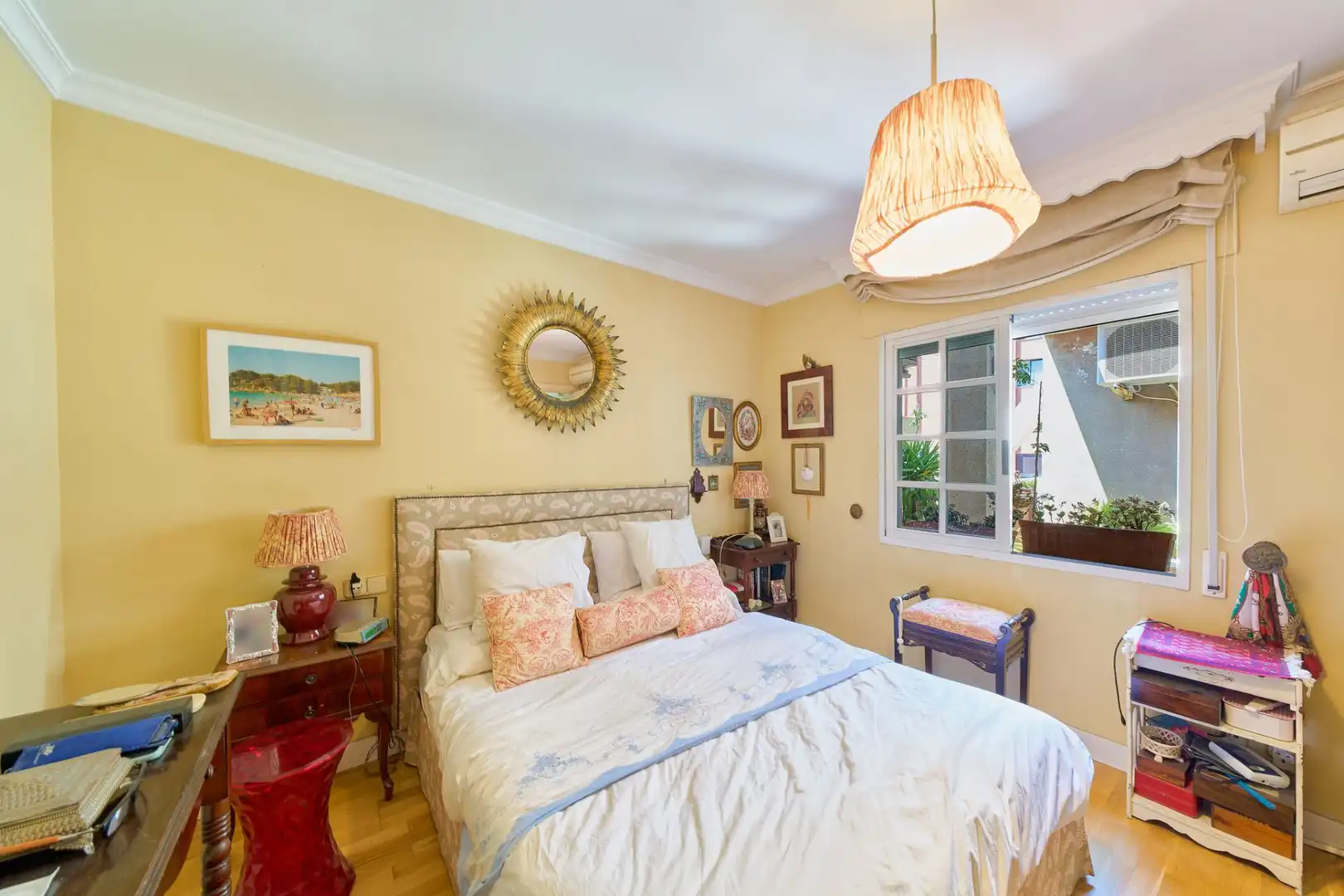 Schlafzimmer von Dachboden zum Verkauf in Málaga mit Klimaanlage und Terrasse