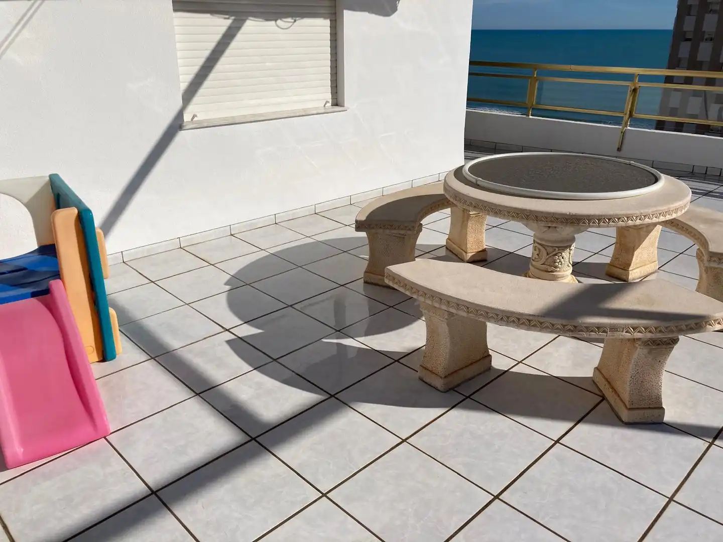 Terraza de Ático de alquiler en Cullera con Terraza, Amueblado y Piscina comunitaria