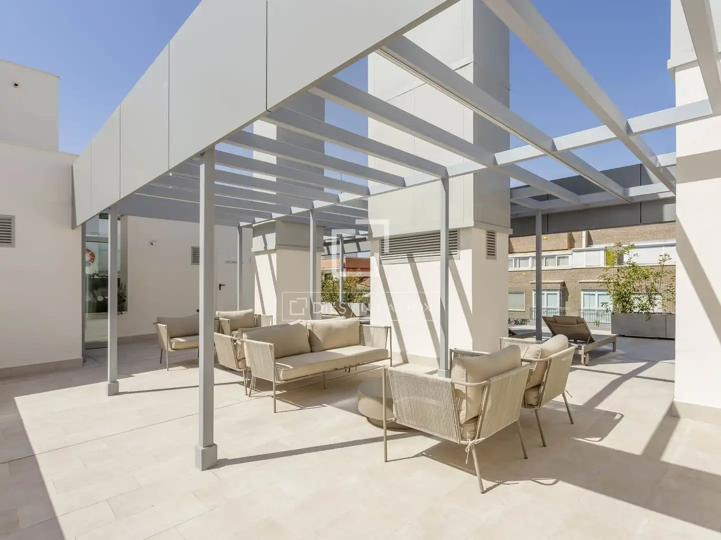 Terrace of Flat for rent in Madrid  with Air Conditioner, Heating and Parquet flooring