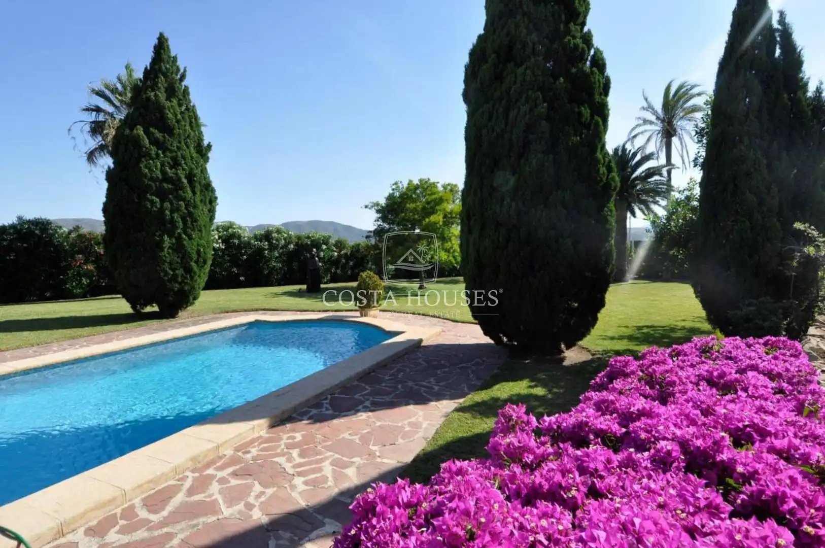 Jardí de Casa o xalet en venda en Dénia amb Calefacció, Jardí privat i Terrassa