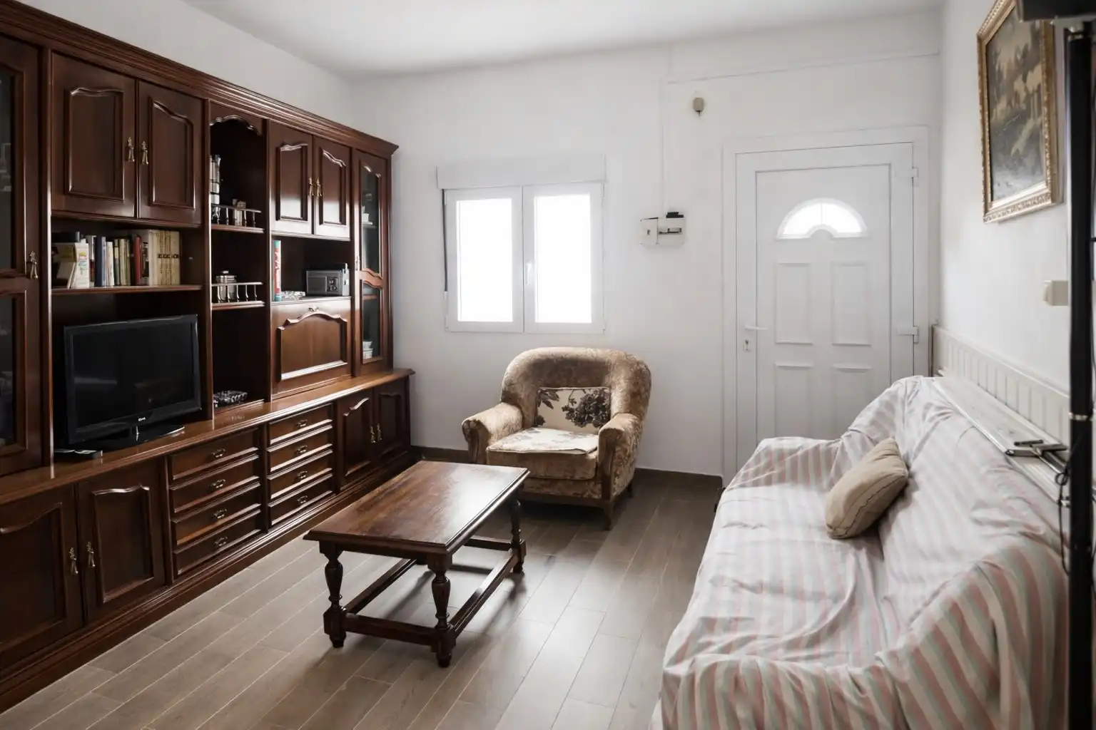 Sala de estar de Casa adosada en venta en Santiso con Amueblado