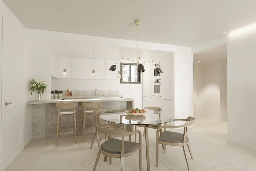Cocina de Ático en venta en Campos con Calefacción, Terraza y Piscina