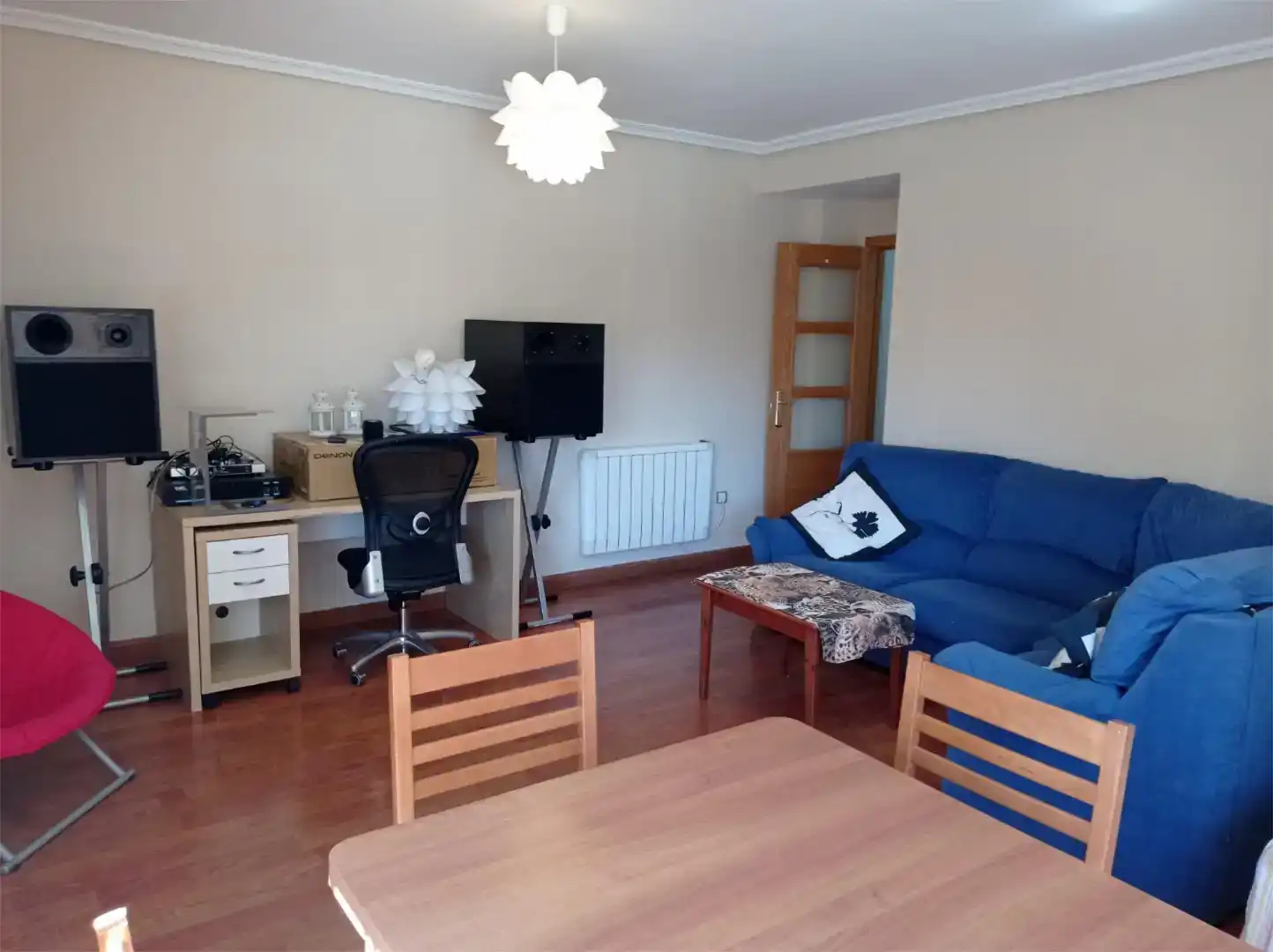 Sala de estar de Piso en venta en Herencia con Aire acondicionado, Parquet y Trastero