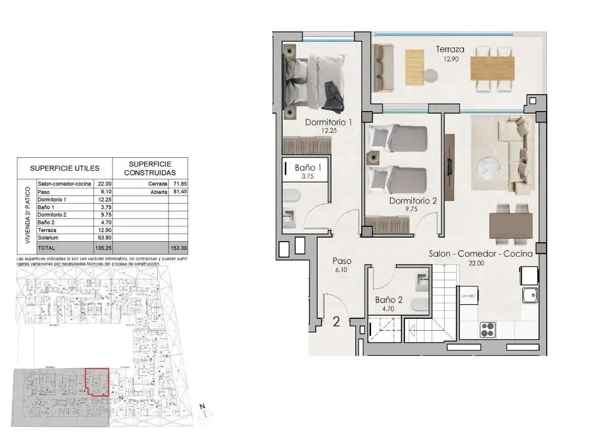 Ático con terraza en venta en Santa Pola ciudad, imagen 4