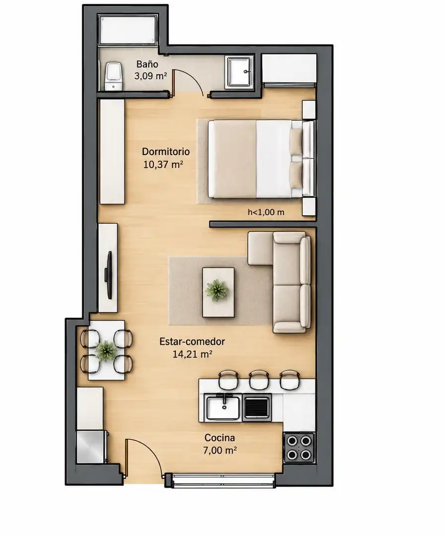 Loft zum Verkauf in Córdoba mit Möbliert