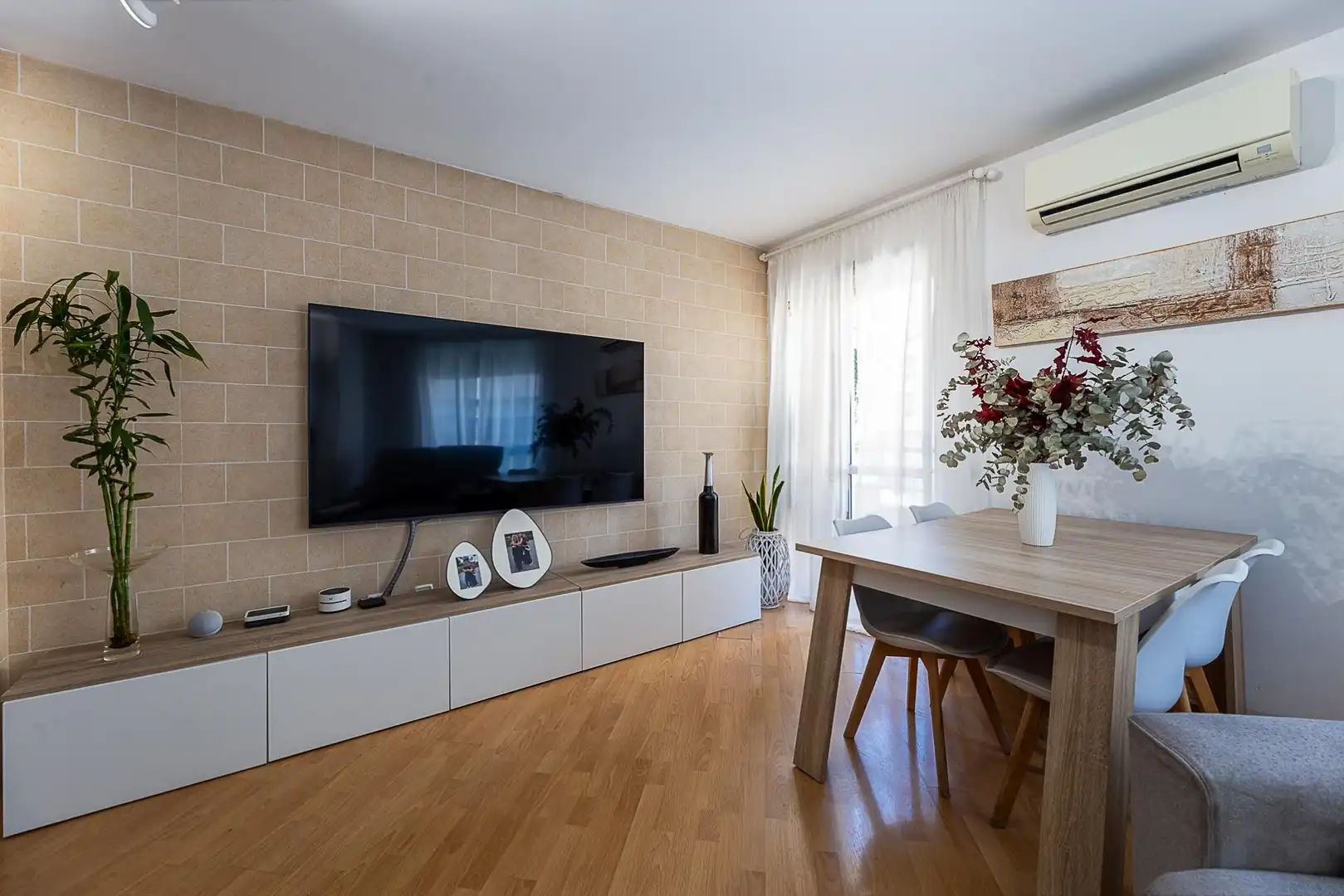 Sala d'estar de Pis en venda en  Palma de Mallorca amb Aire condicionat, Calefacció i Parquet