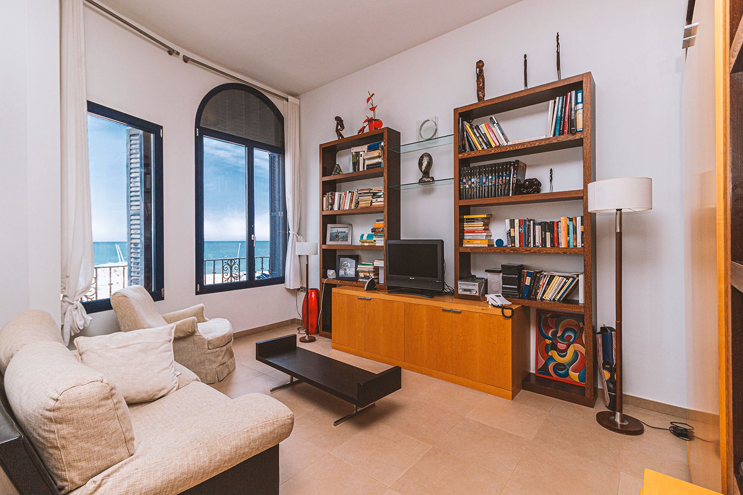 Living room of Apartment for sale in Sant Pol de Mar  with Air Conditioner and Storage room
