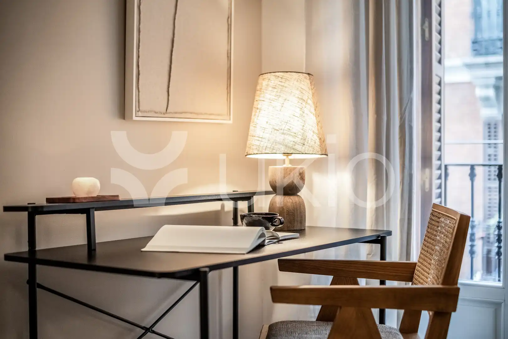 Schlafzimmer von Wohnungen zur Miete in Madrid mit Klimaanlage, Heizung und Möbliert
