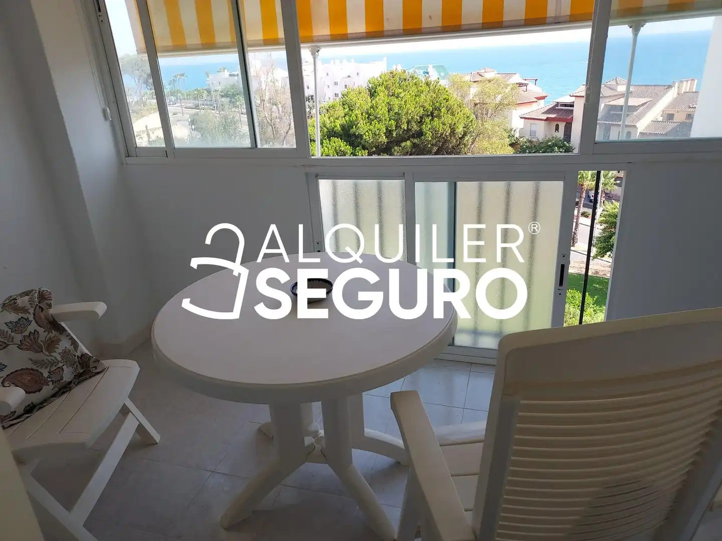 Balcony of Attic for rent in Benalmádena  with Terrace, Swimming Pool and Furnished