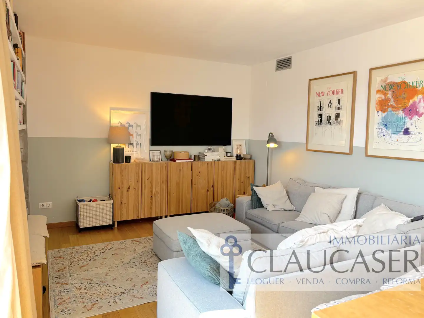 Wohnzimmer von Wohnung zum Verkauf in Sabadell mit Heizung, Privatgarten und Terrasse