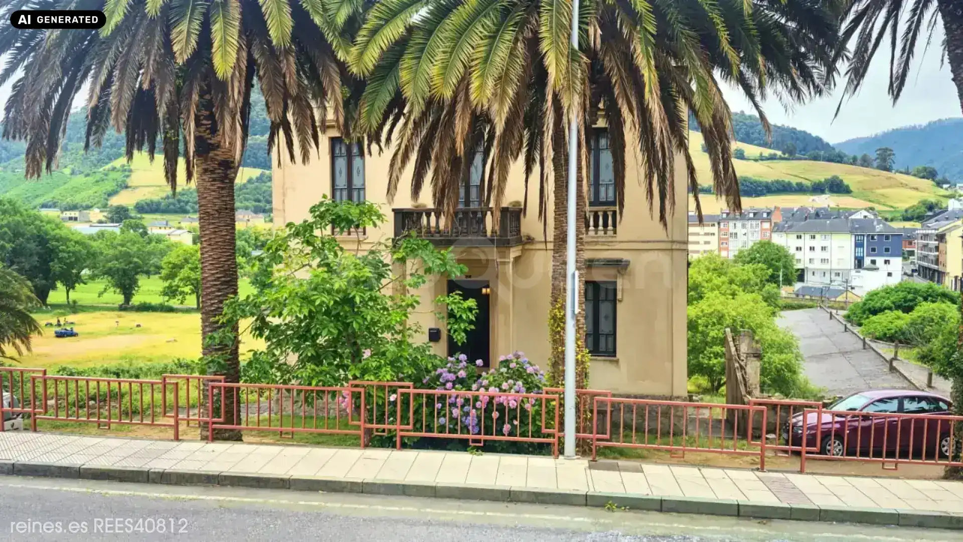 Vista exterior de Casa o xalet en venda en Vegadeo amb Calefacció, Jardí privat i Terrassa