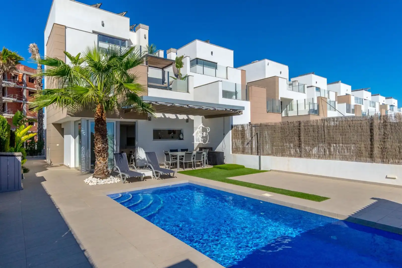 Jardín de Casa o chalet de alquiler en Guardamar del Segura con Aire acondicionado, Jardín privado y Terraza
