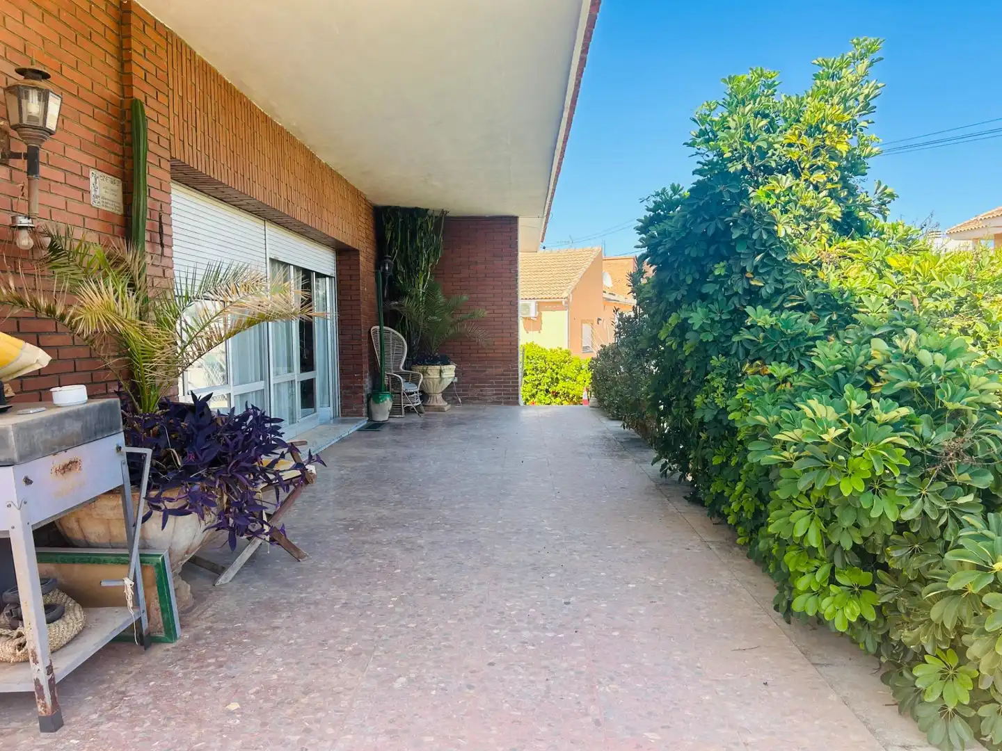 Vista exterior de Casa o chalet en venta en Cartagena con Aire acondicionado, Jardín privado y Terraza