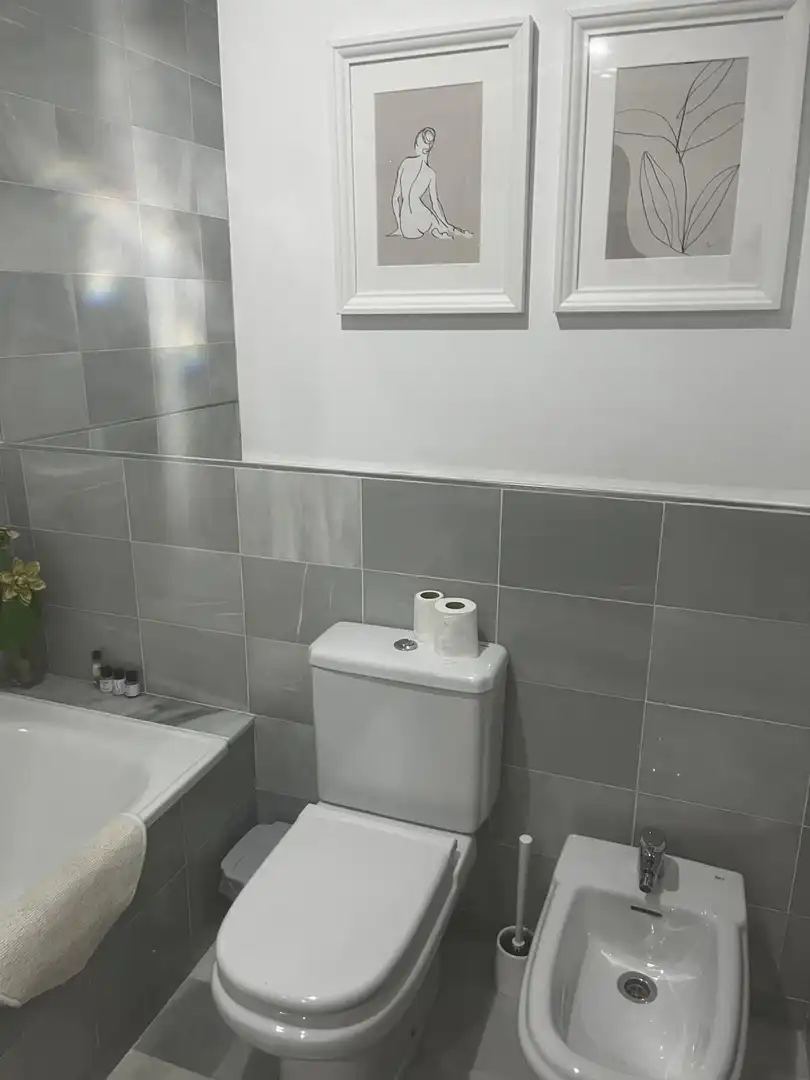 Bathroom of Flat for sale in Ayamonte  with Air Conditioner, Private garden and Terrace