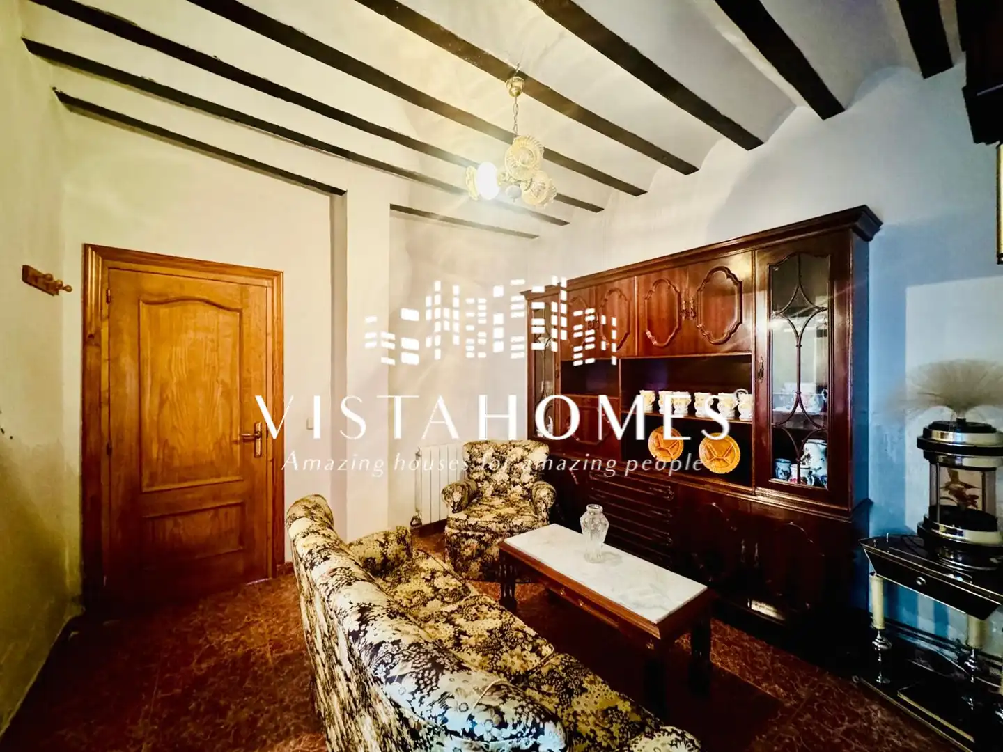 Sala de estar de Casa adosada en venta en Chinchón con Calefacción, Jardín privado y Terraza
