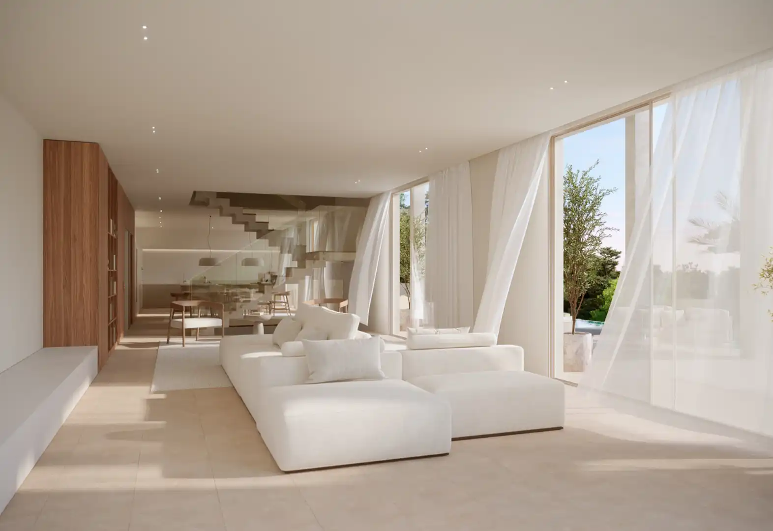 Sala de estar de Casa o chalet en venta en Calvià con Aire acondicionado, Calefacción y Jardín privado