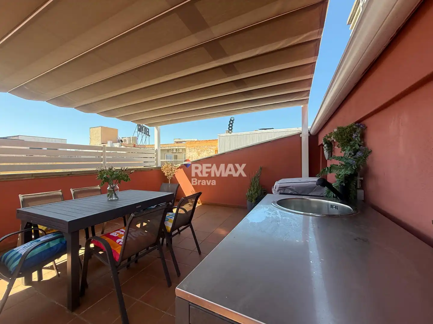 Terrace of Attic for sale in Roses  with Air Conditioner, Terrace and Furnished