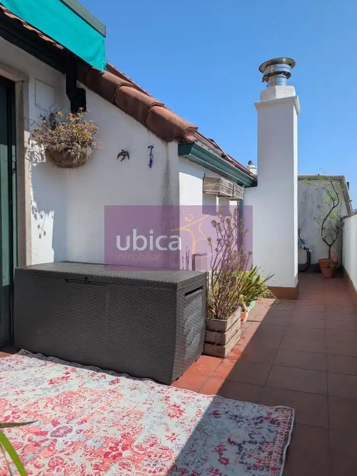 Balcony of Attic for sale in Vigo   with Heating, Parquet flooring and Terrace