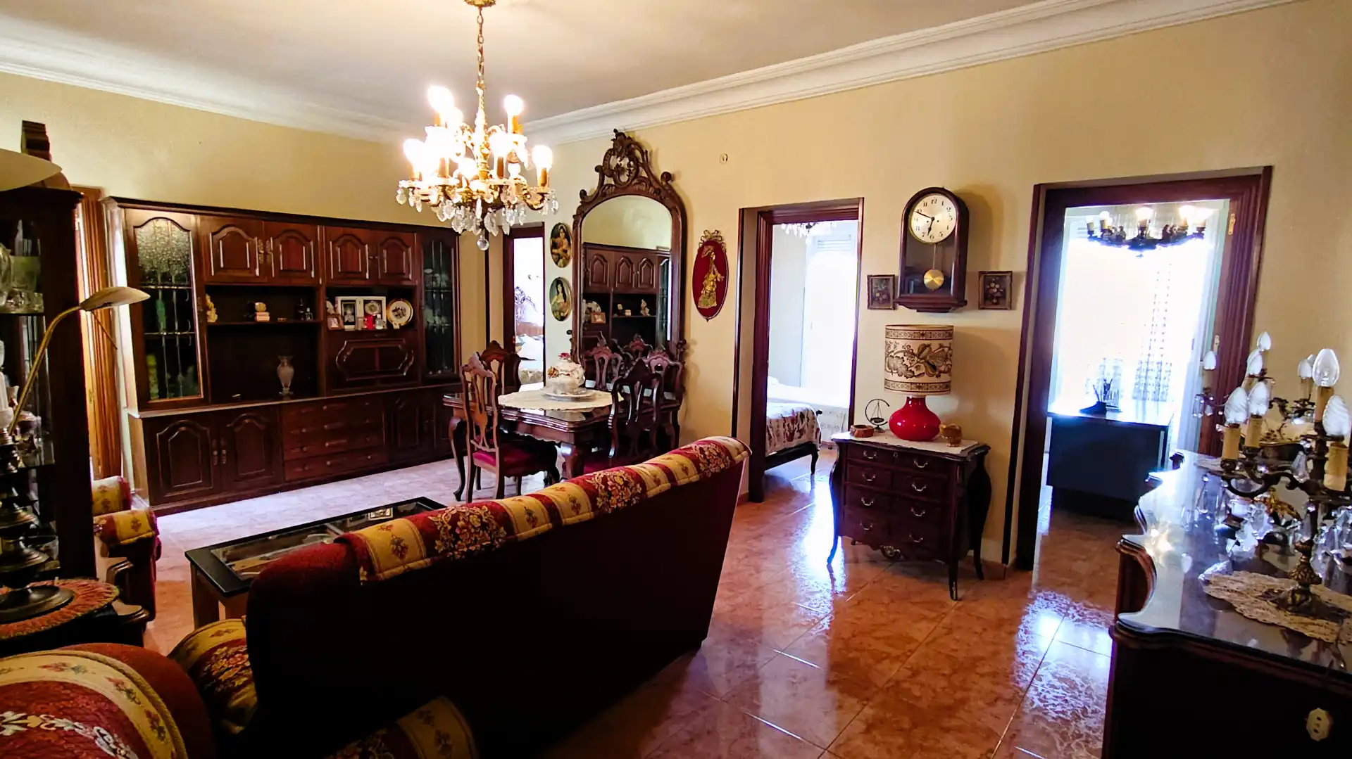 Sala de estar de Piso en venta en  Madrid Capital con Calefacción, Amueblado y Balcón