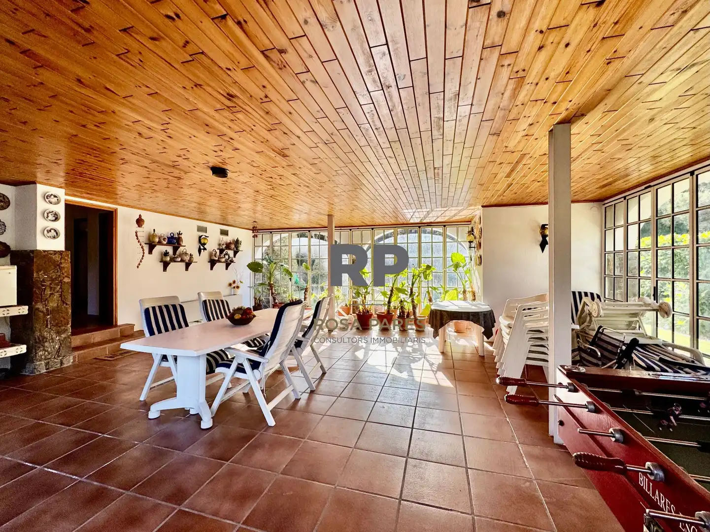 Terrassa de Casa o xalet en venda en Aiguafreda amb Jardí privat, Terrassa i Traster