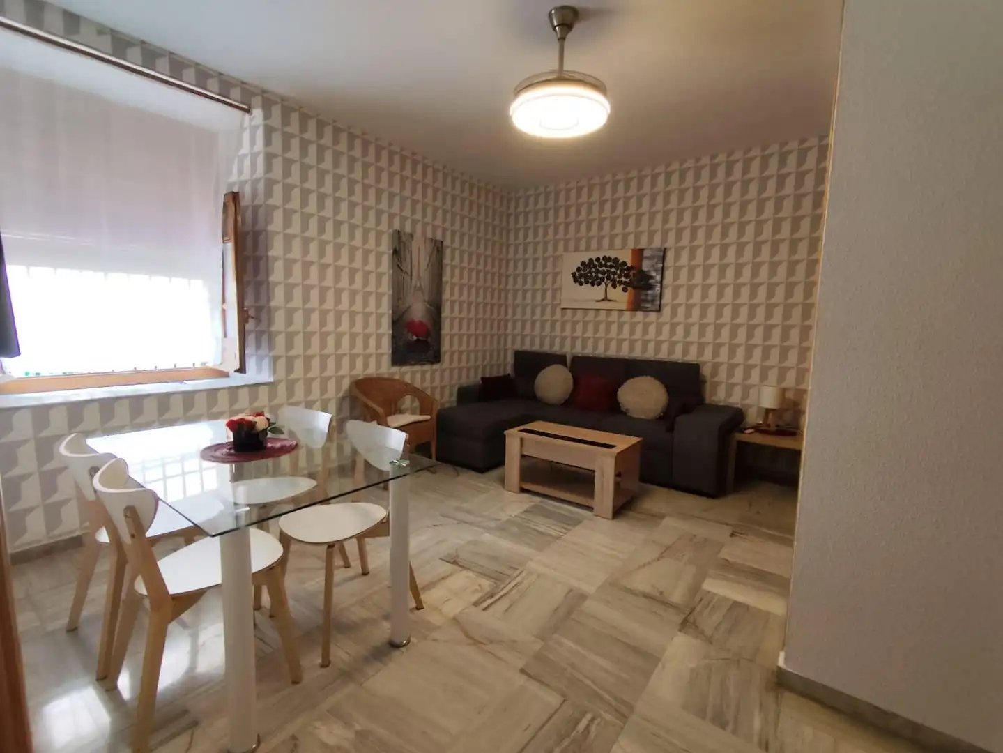 Living room of Flat for rent in Córdoba  with Air Conditioner, Heating and Furnished