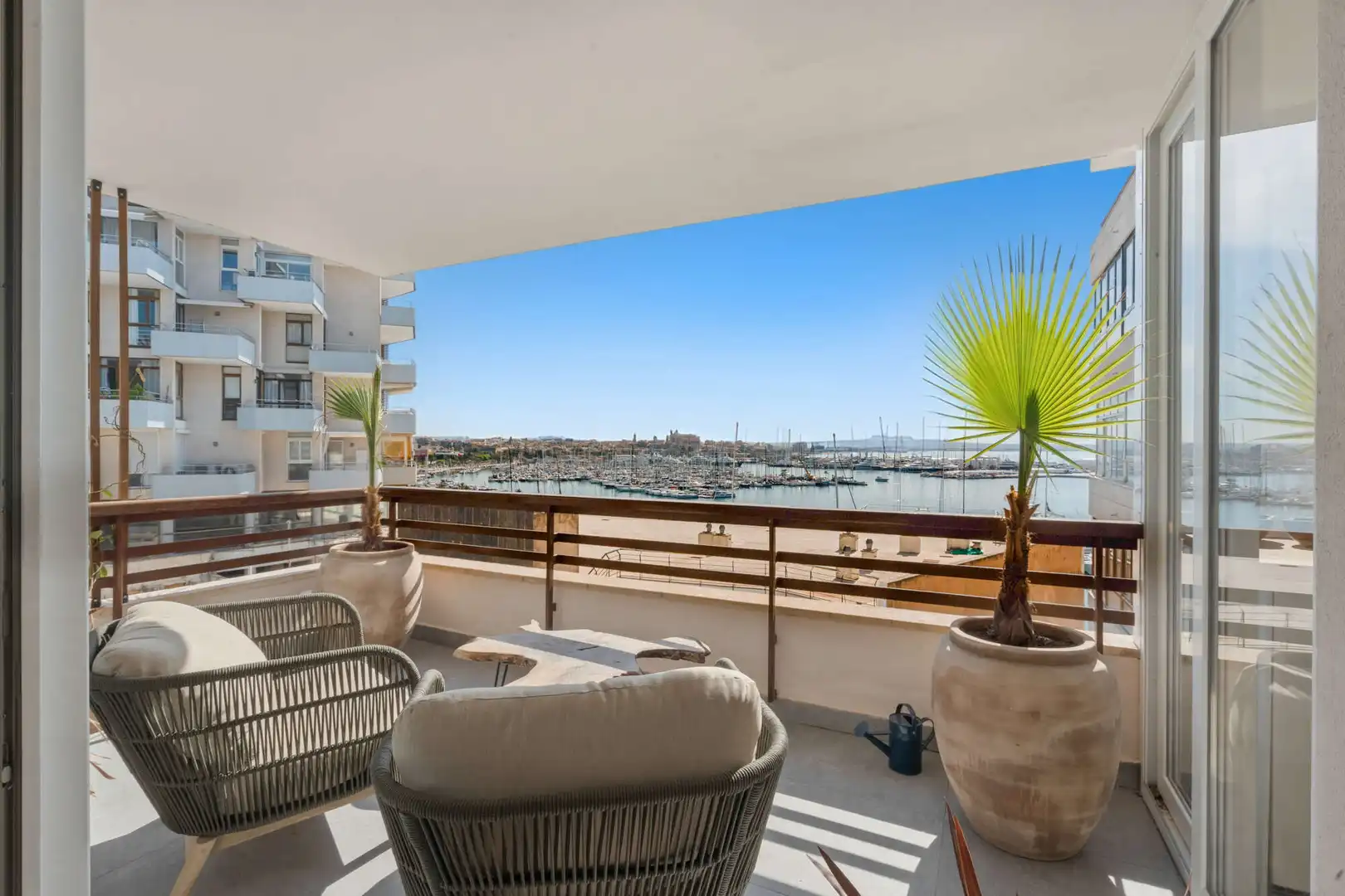 Terrace of Flat for sale in  Palma de Mallorca  with Air Conditioner, Terrace and Furnished