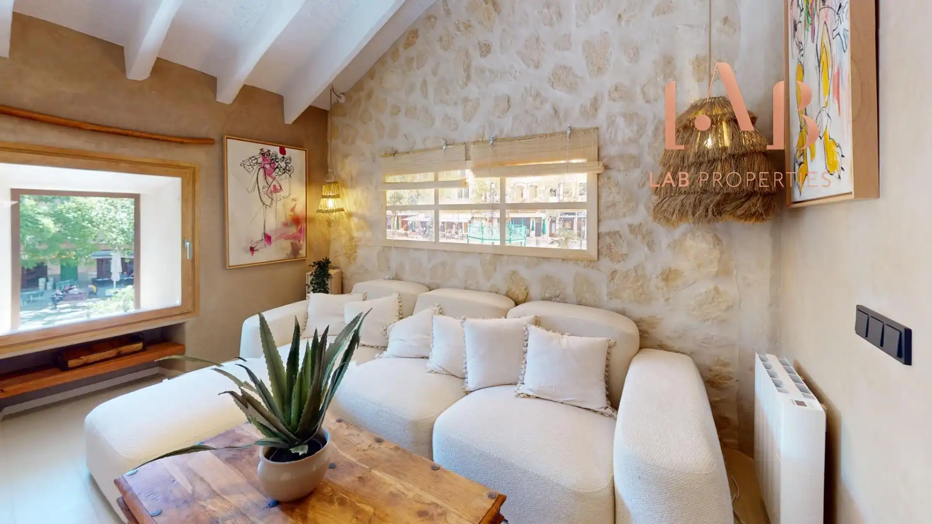 Sala d'estar de Apartament en venda en Llucmajor amb Aire condicionat, Calefacció i Parquet