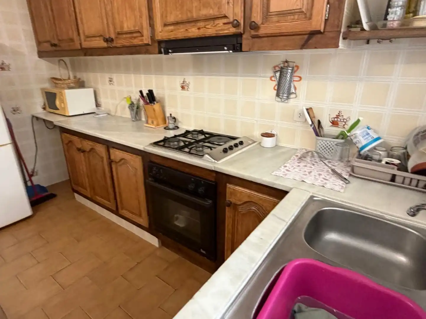 Cocina de Apartamento en venta en Roses con Calefacción, Terraza y Trastero