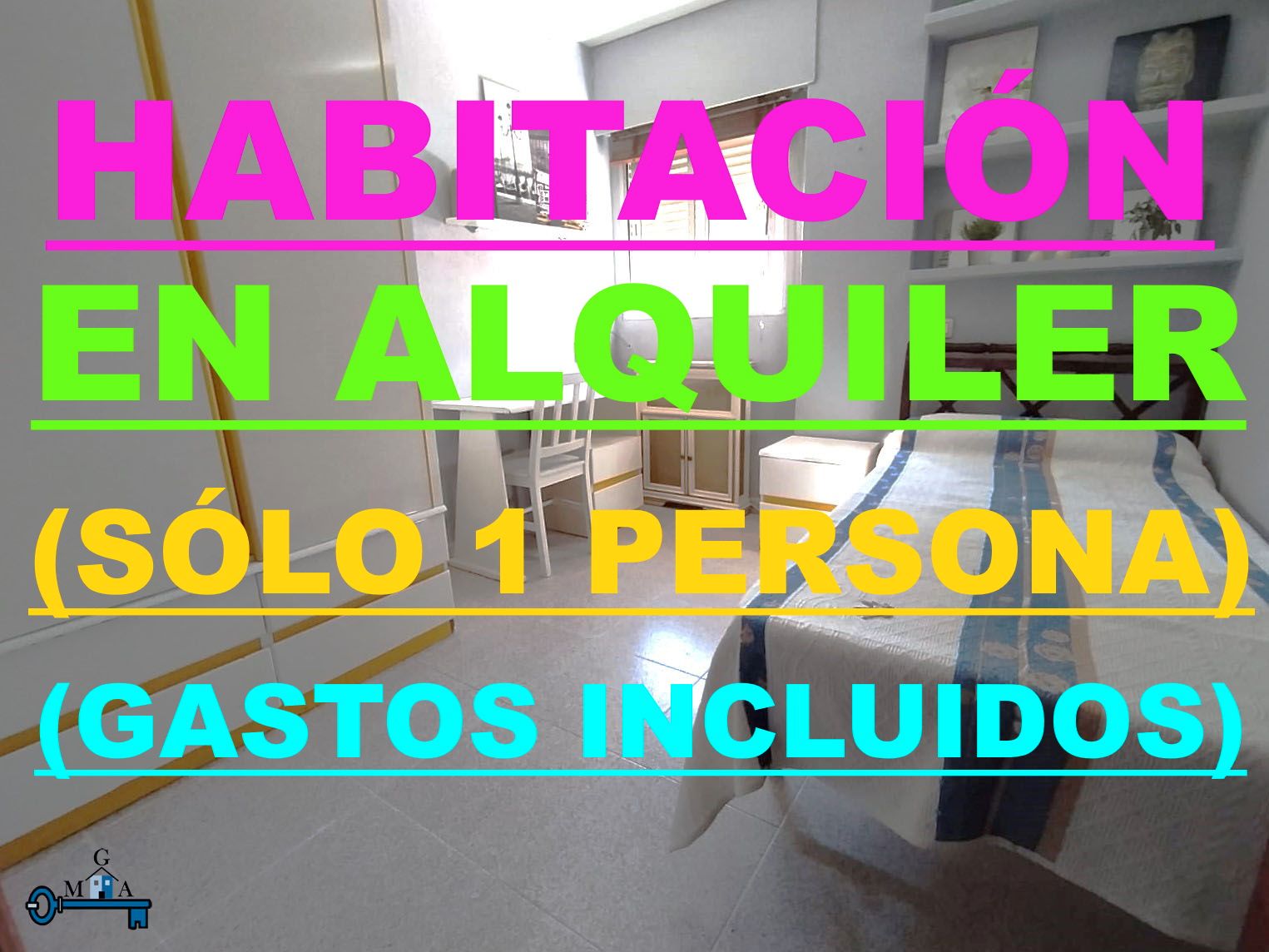 Habitación de Piso para compartir en Fuenlabrada con Calefacción, Amueblado y Horno