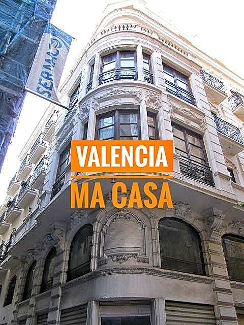 Vista exterior de Piso de alquiler en  Valencia Capital con Aire acondicionado, Calefacción y Trastero