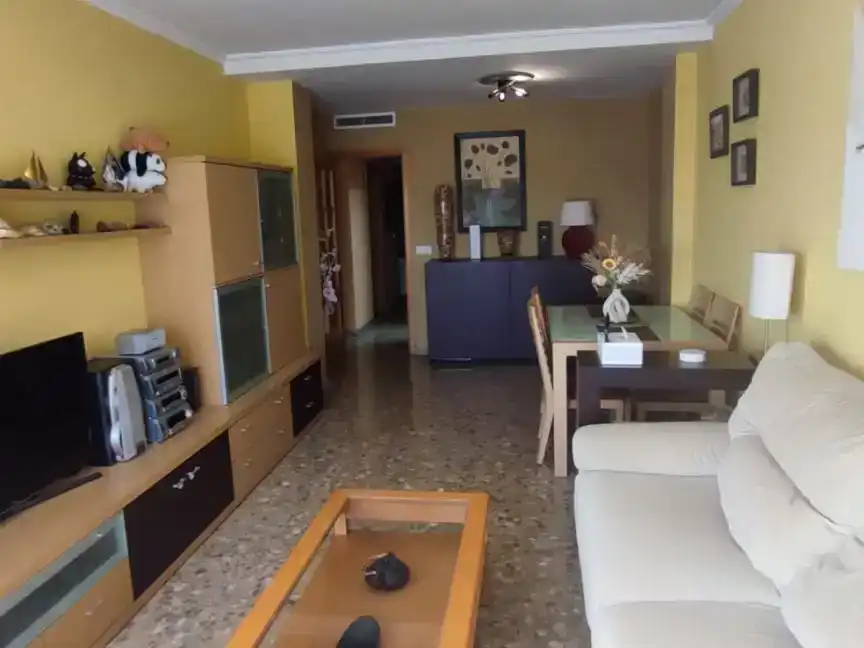 Wohnzimmer von Wohnung zur Miete in  Valencia Capital mit Klimaanlage