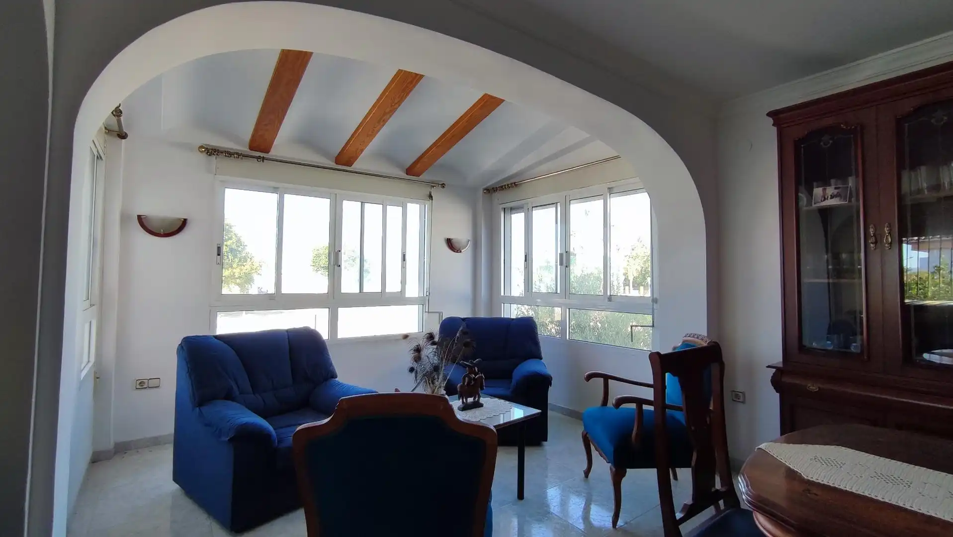 Sala de estar de Casa o chalet en venta en Oliva con Jardín privado y Trastero
