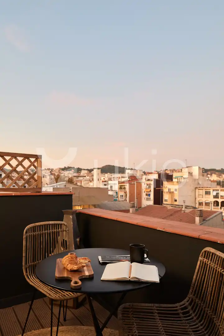 Exterior view of Apartments for rent in Barcelona  with Air Conditioner, Heating and Terrace