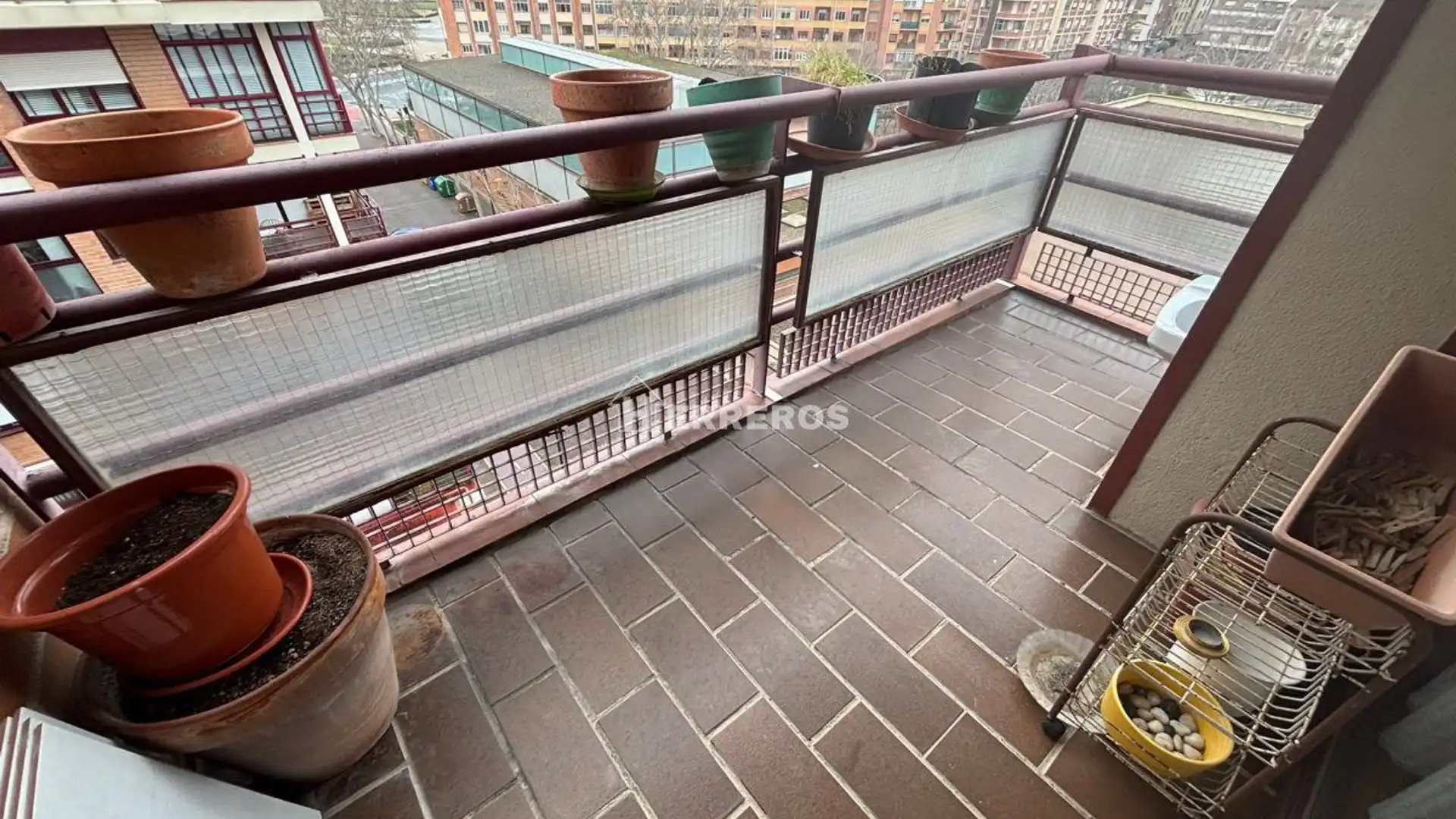 Balcony of Flat for sale in  Logroño  with Heating, Parquet flooring and Terrace