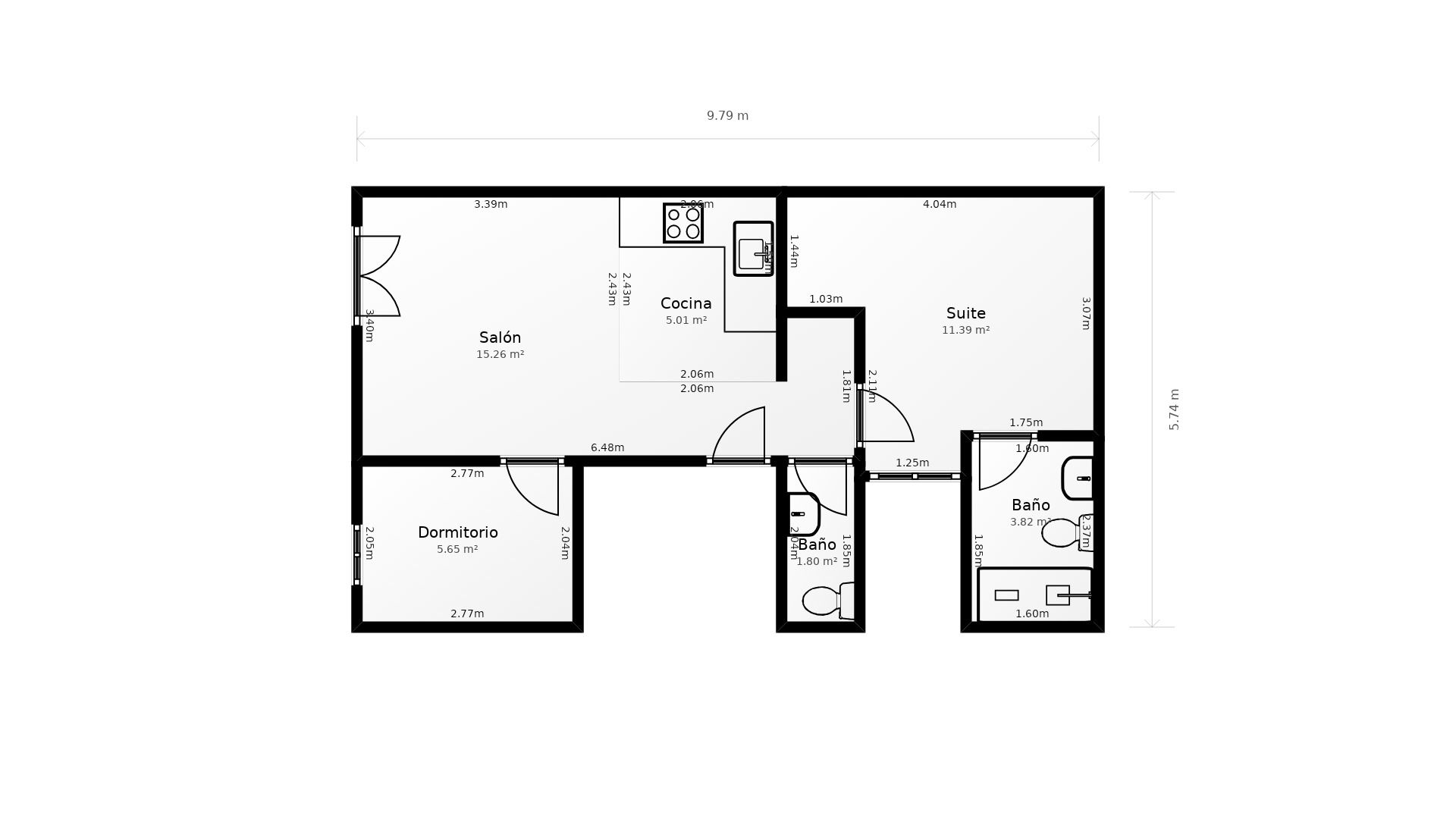 Flat for sale in  Barcelona Capital  with Air Conditioner, Heating and Furnished