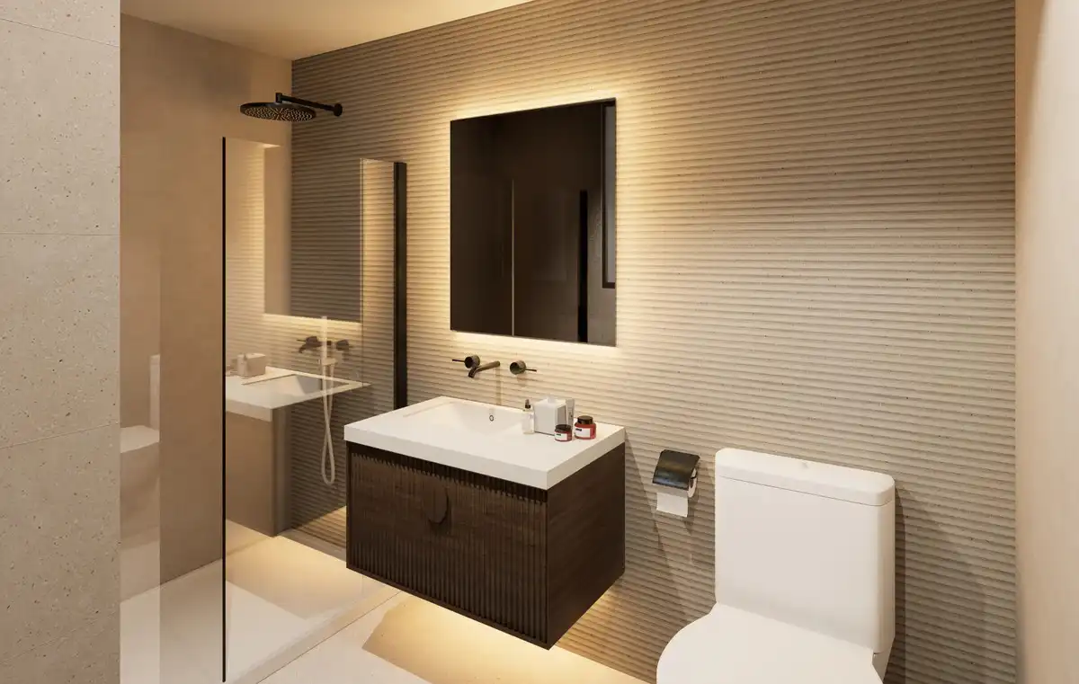 Badezimmer von Maisonette zum Verkauf in Marbella mit Terrasse und Abstellraum
