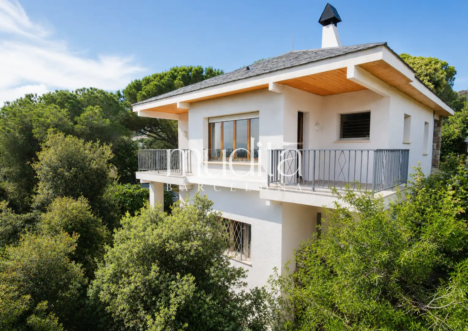 Exterior view of Houses for sale in L'Ametlla del Vallès  with Heating, Private garden and Terrace