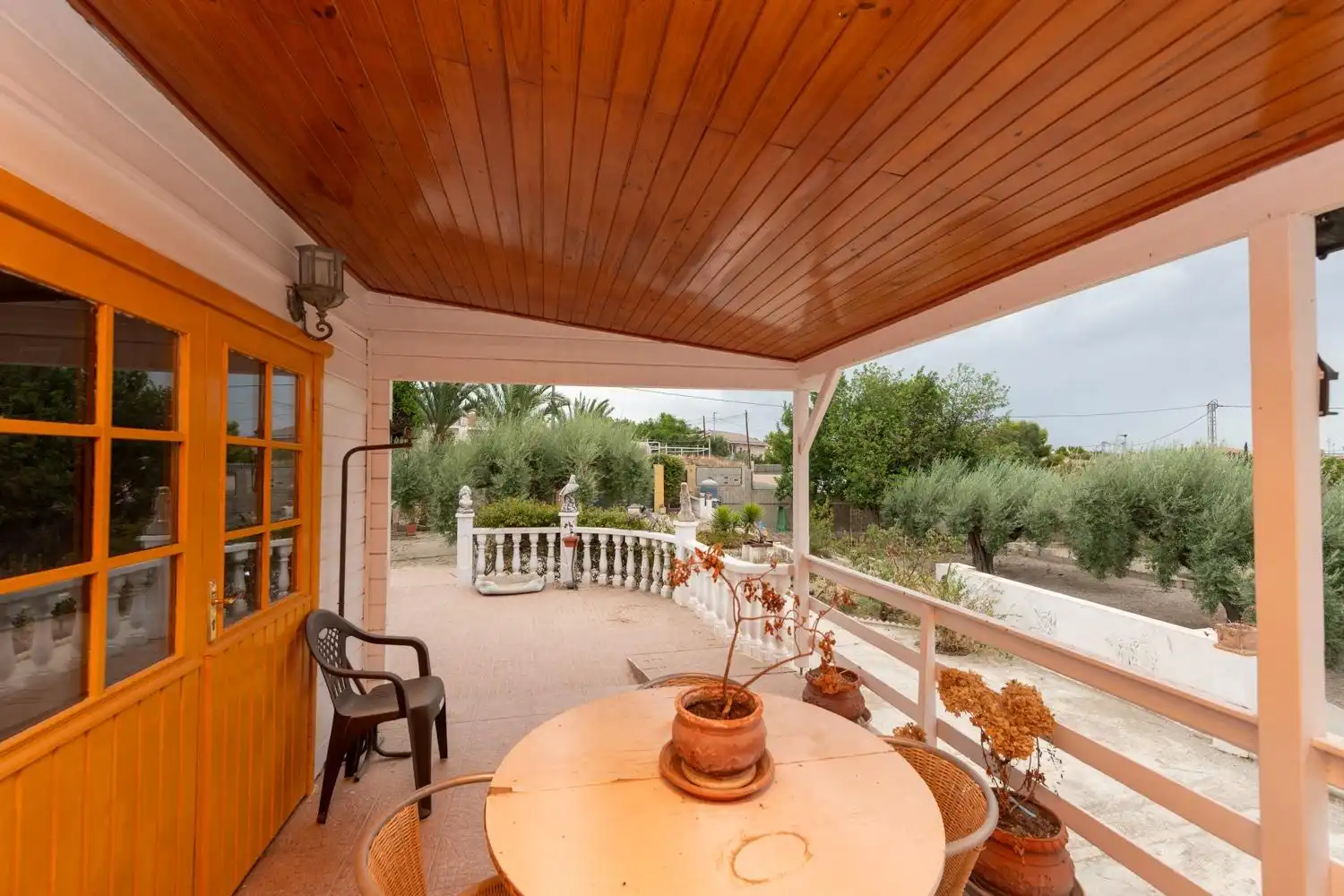 Terrassa de Casa o xalet en venda en Alicante / Alacant amb Aire condicionat, Calefacció i Jardí privat