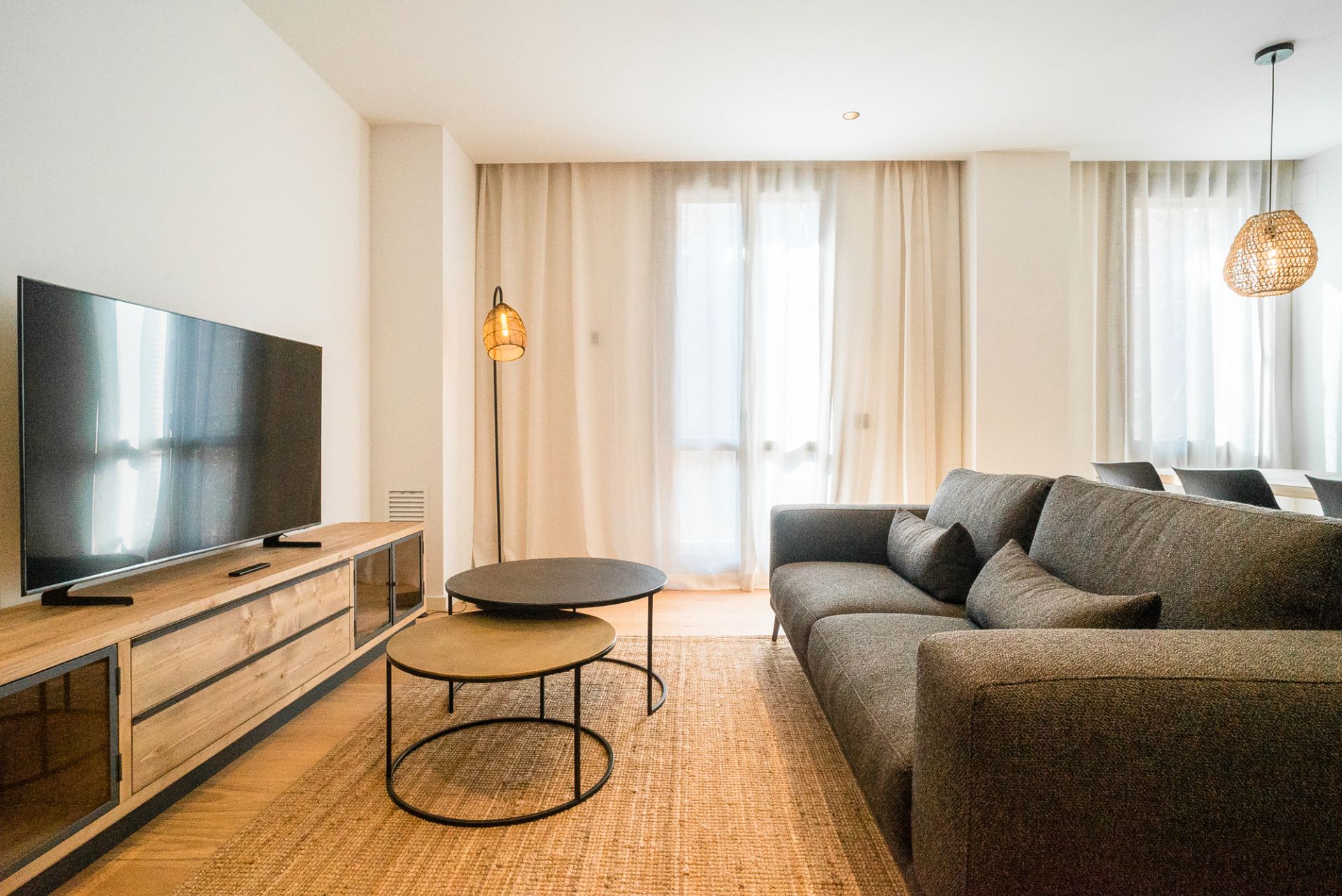 Sala d'estar de Pis en venda en  Barcelona Capital amb Aire condicionat, Calefacció i Parquet