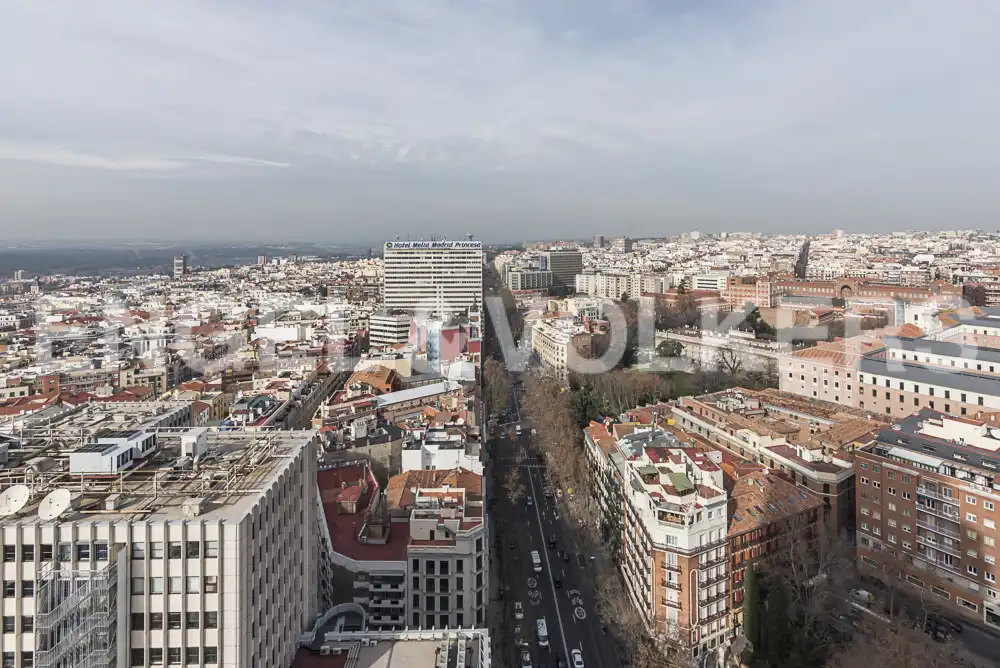 Exterior view of Flat for rent in Madrid  with Heating, Parquet flooring and Furnished