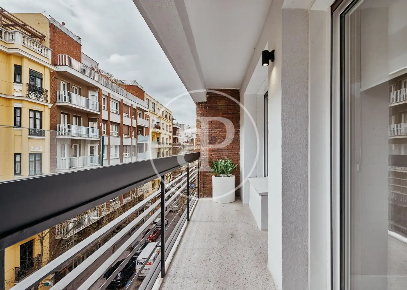 Balcony of Flat for sale in Madrid  with Air Conditioner, Heating and Terrace