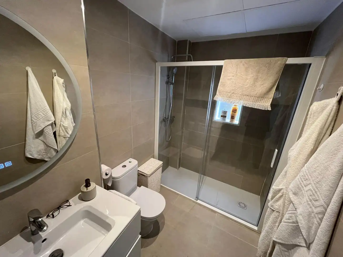 Badezimmer von Maisonette zum Verkauf in Sevilla mit Klimaanlage, Möbliert und Balkon