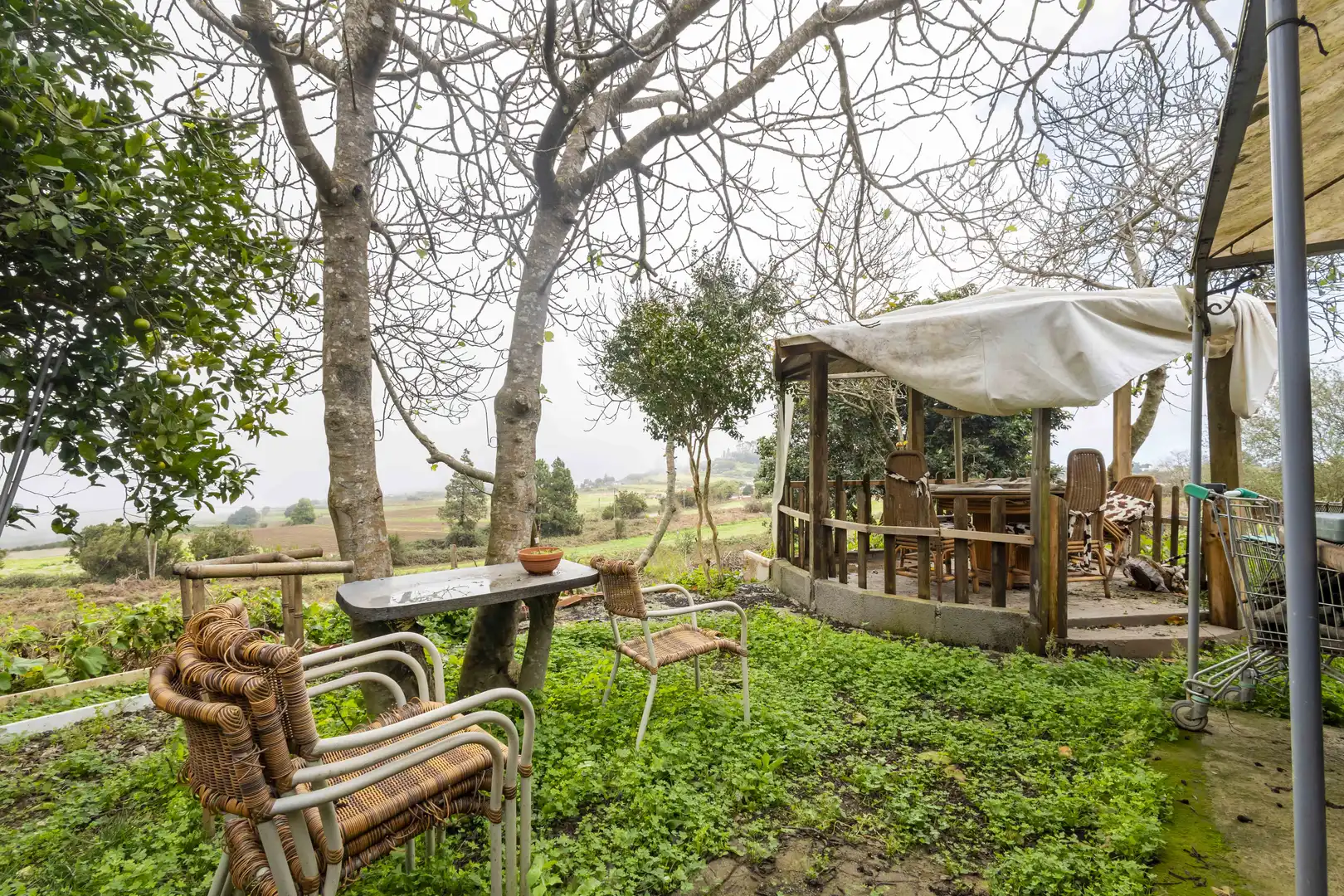 Terraza de Finca rústica en venta en San Cristóbal de la Laguna con Calefacción, Jardín privado y Terraza