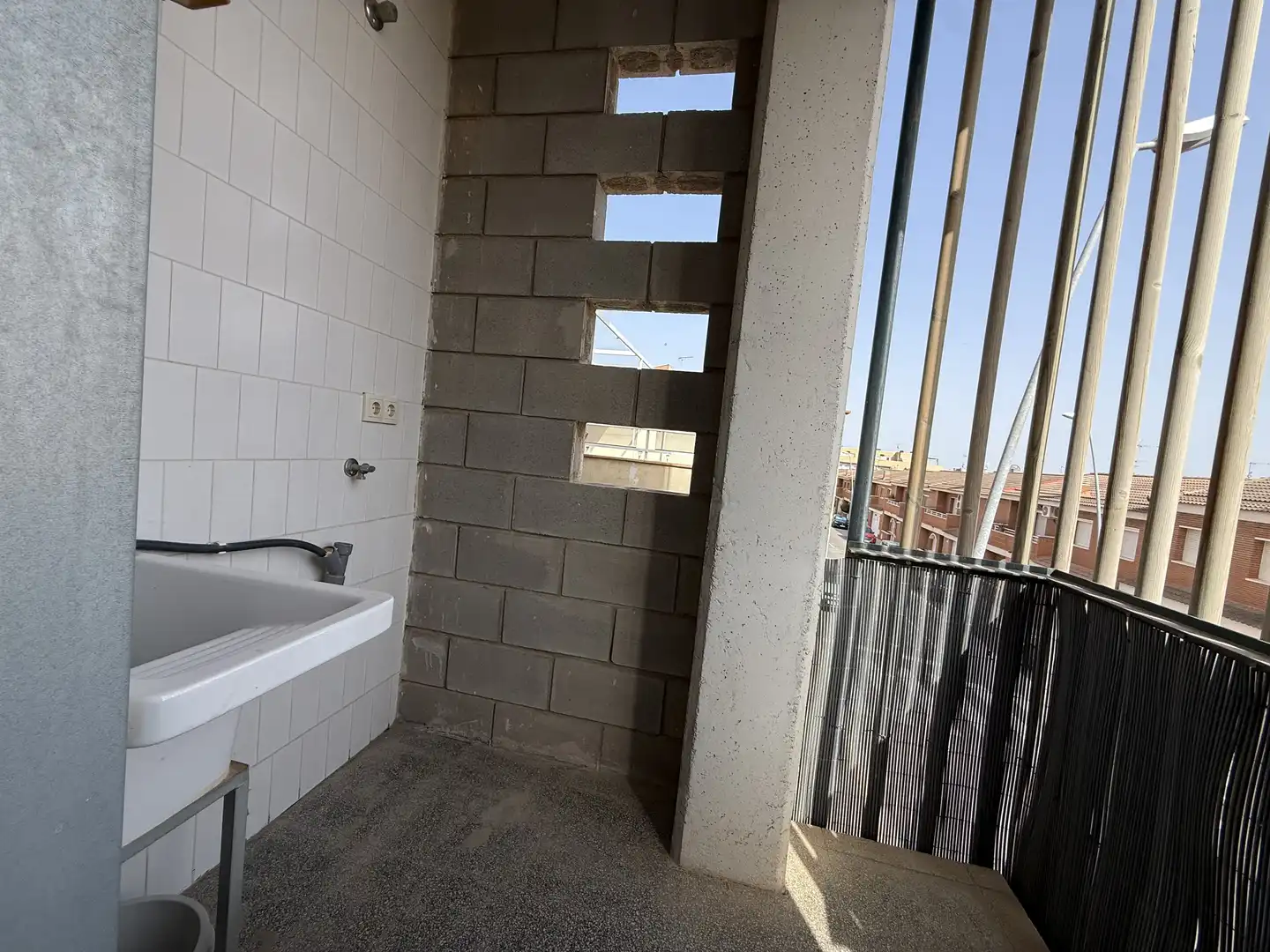 Terraza de Piso de alquiler en Rosselló con Calefacción