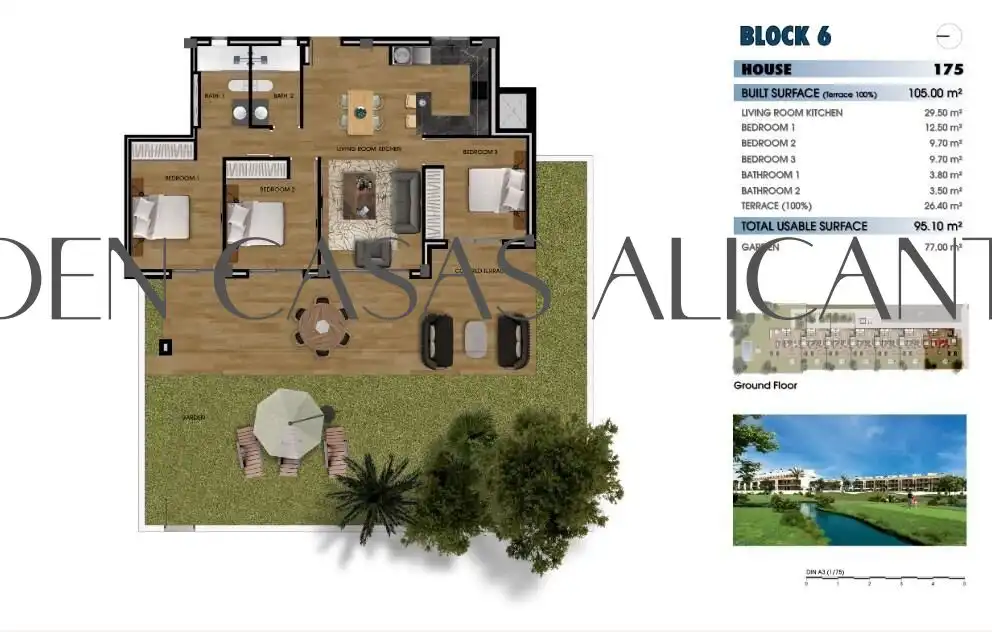 Appartement compact avec terrasse à vendre à Las Lomas de Rame - Bahía Bella, imagen 2