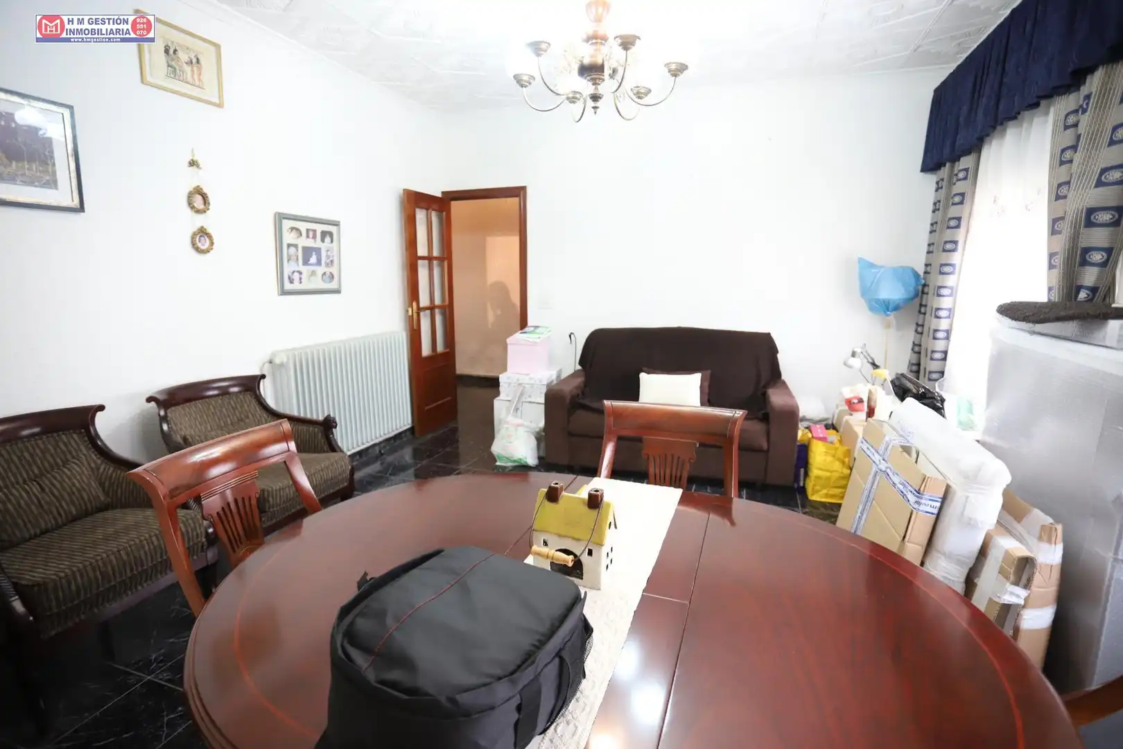 Sala de estar de Casa o chalet en venta en Puerto Lápice con Aire acondicionado y Calefacción