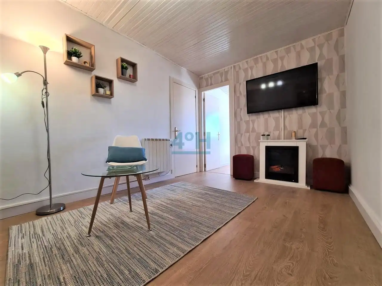 Living room of Apartments for sale in Ourense Capital   with Heating and Furnished