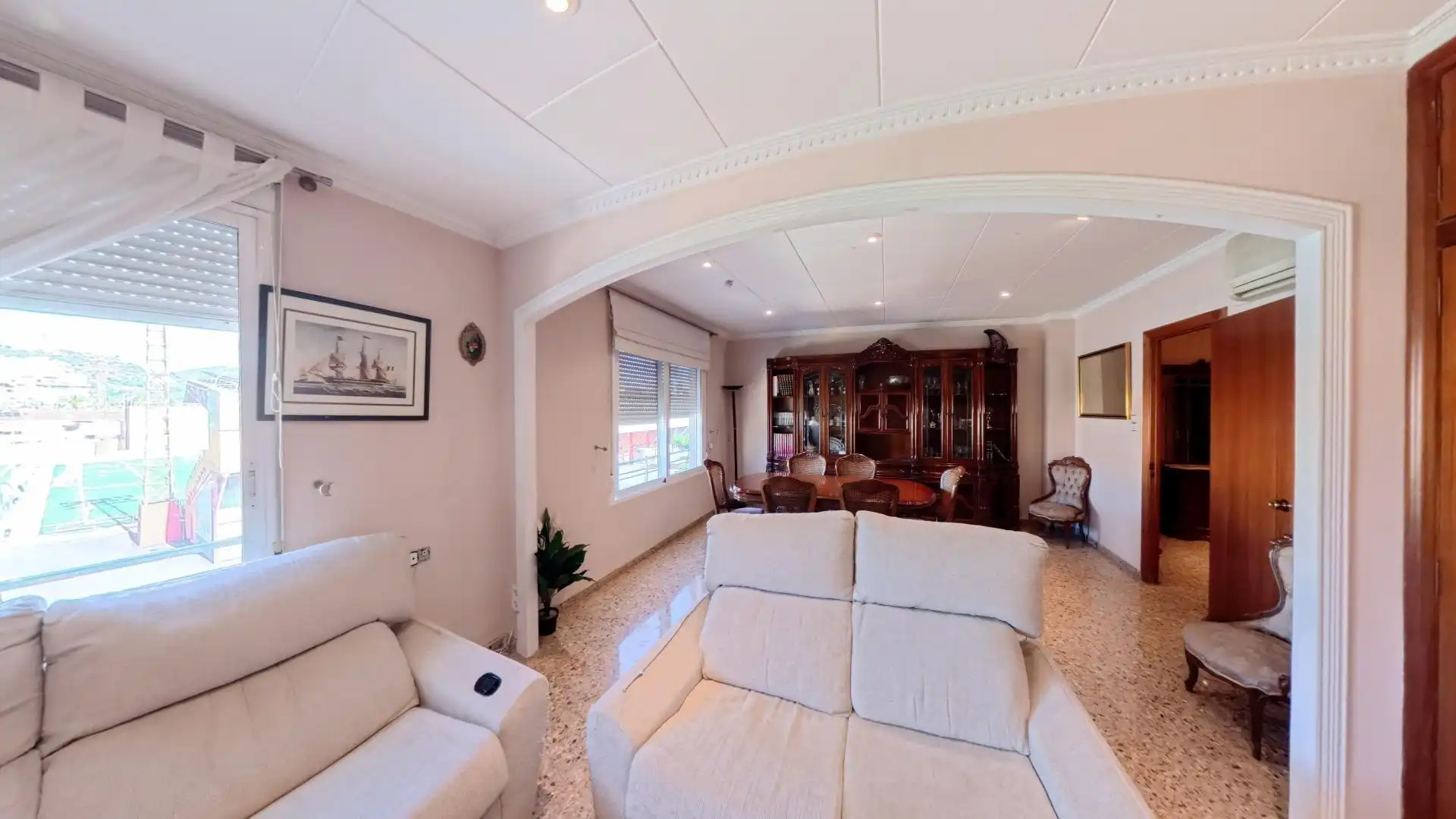 Sala de estar de Piso en venta en Alzira con Balcón